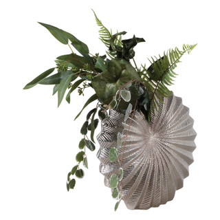 Thumbnail 2: Sagebrook Home Sagebrook Home Seashell Metal Vase Home Accent 