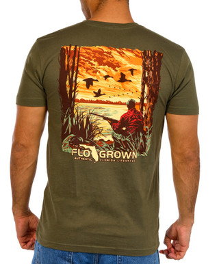 Thumbnail 1: FloGrown FloGrown Mens Short Sleeve Duck Hunting Season Tee Shirt 