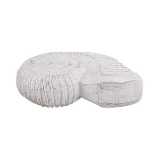 Thumbnail 7: Sagebrook Home Sagebrook Home 12 in Wood Snail Shell Home Accent 