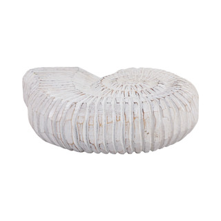 Thumbnail 6: Sagebrook Home Sagebrook Home 12 in Wood Snail Shell Home Accent 