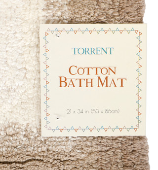 Thumbnail 2: Better Trends Better Trends 21x34 Torrent Spray Cotton Bath Mat 