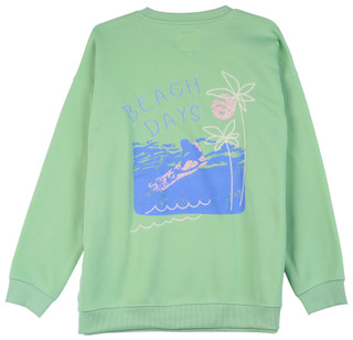Thumbnail 2: No Comment No Comment Juniors Beach Days Crew Neck Pullover 