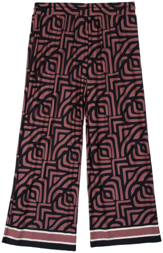 Thumbnail 2: ILU ILU Plus Geometric Wide Leg Pants 