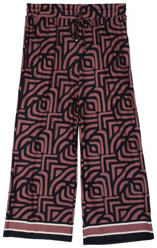 Thumbnail 1: ILU ILU Plus Geometric Wide Leg Pants 