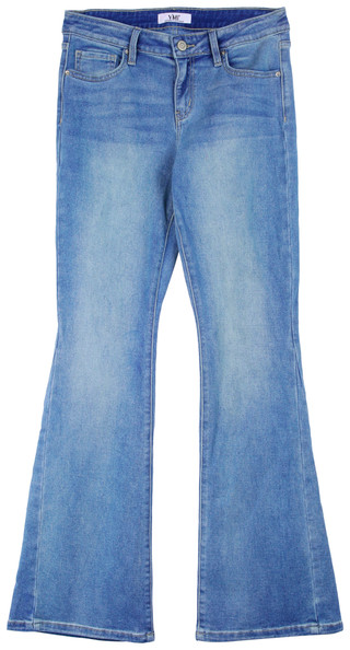 Thumbnail 1: YMI YMI Juniors Mid Rise Slim Fit Flared Leg Jeans 