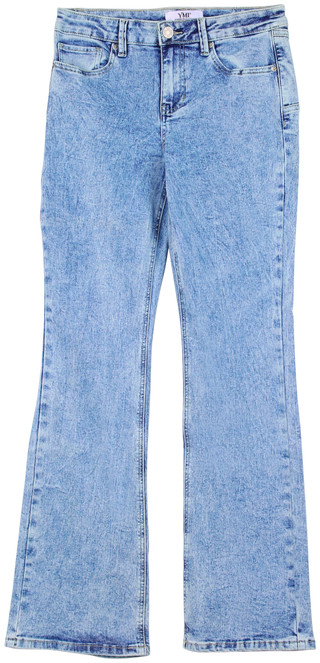 Thumbnail 1: YMI YMI Juniors Mid Rise Star Patch Boot Cut Leg Jeans 