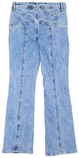 Thumbnail 2: YMI YMI Juniors Mid Rise Star Patch Boot Cut Leg Jeans 