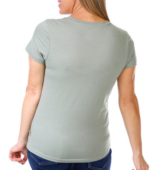 Thumbnail 2: BEARPAW Bearpaw Womens Short Sleeve Tropical Puff Print Tee 