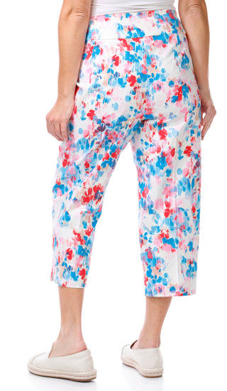 Thumbnail 2: Zac & Rachel Zac & Rachel Plus Printed Mill Capris 