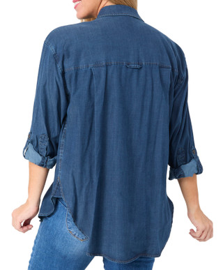 Thumbnail 2: Gloria Vanderbilt Gloria Vanderbilt Womens Laramie Denim Top 