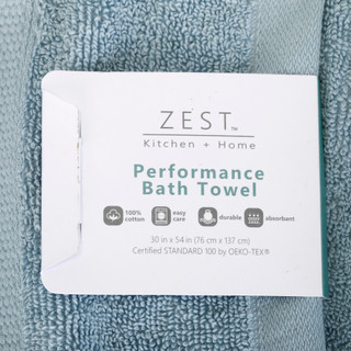 Thumbnail 4: Zest Kitchen + Home Zest Kitchen + Home Solid Cotton Bath Towel 