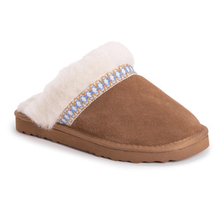 Thumbnail 1: Muk Luks Muk Luks Womens Dawn Suede Scuff Slippers 
