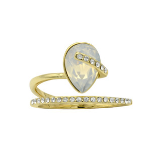 Thumbnail 2: Ocean Treasures Ocean Treasures Boxed Gold Crystal Wrapped Ring 