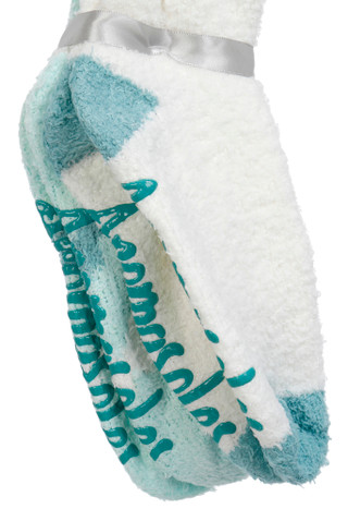 Thumbnail 2: AROMASOLES Aromasoles Womens 2 Pk Rose & Shea Butter Infused Socks 
