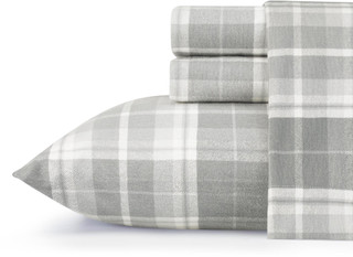 Thumbnail 1: Laura Ashley Laura Ashley Mulholland Plaid Flannel Sheet Set 