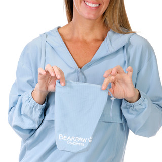 Thumbnail 2: BEARPAW Bearpaw Womens Long Sleeve Performance Mesh Half Zip Jacket 