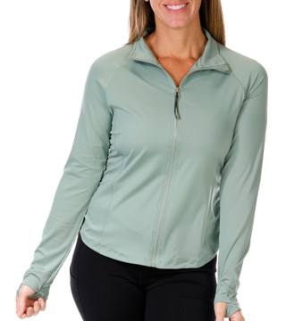 Thumbnail 1: BEARPAW Bearpaw Womens Long Sleeve Performance Full Zip Jacket 