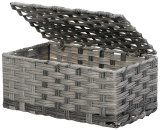 Thumbnail 3: Bino Bino Home Small Rectangular Underbed Basket with Lid 