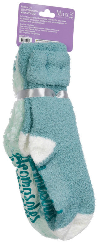Thumbnail 2: AROMASOLES Aromasoles Womens 2 Pk Lavender & Shea Butter Infused Socks 