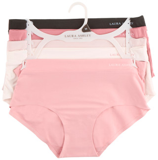 Thumbnail 1: Laura Ashley Laura Ashley 5-pk. Brushed Micro Hipster Panties 