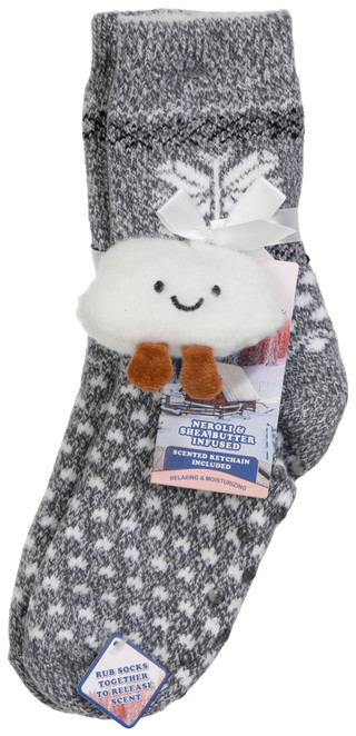 Thumbnail 1: AROMASOLES Aromasoles Womens Neroli & Shea Butter Infused Socks 