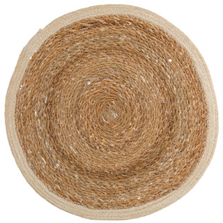 Thumbnail 1: NAPA Napa Sycamore Canyon Natural Round Jute Placemat 