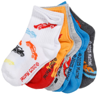 Thumbnail 2: Hot Wheels Hot Wheels Toddler Boy 5 Pk Crew Socks 