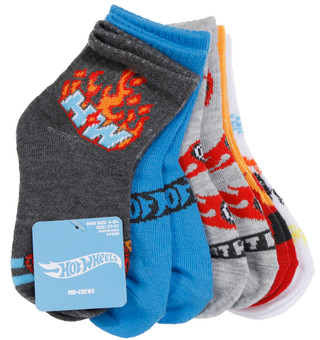 Thumbnail 1: Hot Wheels Hot Wheels Toddler Boy 5 Pk Crew Socks 