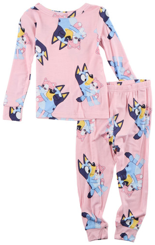 Thumbnail 1: BLUEY Bluey Toddler Girls 2 Pc Long Sleeve Pajama Set 