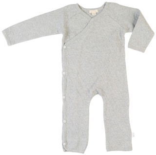 Thumbnail 3: Burt's Bees Burt's Bees Baby Boy Quilted Bee Wrap Front Jumpsuit 
