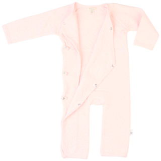 Thumbnail 9: Burt's Bees Burt's Bees Baby Girl Quilted Bee Wrap Front Jumpsuit 