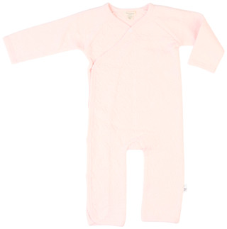 Thumbnail 1: Burt's Bees Burt's Bees Baby Girl Quilted Bee Wrap Front Jumpsuit 