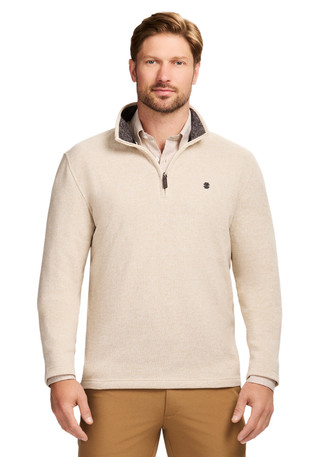 Thumbnail 1: IZOD IZOD Men's Performance Fleece 1/4 Zipper 