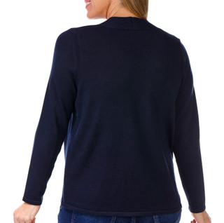 Thumbnail 2: Tint & Shadow Tint & Shadow Petite Long Sleeve Shawl Collar Cardigan 