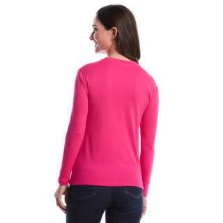 Thumbnail 3: Rafaella Rafaella Womens Laced Crew Neck Long Sleeve Top 