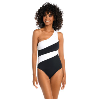 Thumbnail 1: La Blanca La Blanca Womens Island Goddress Shirred One Piece Swimsuit 
