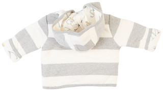 Thumbnail 2: Burt's Bees Burt's Bees Baby Boy Watercolor A-Bee-C Reversible Jacket 