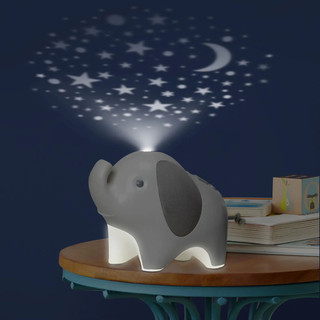 Thumbnail 6: Skip Hop Skip Hop Moonlight & Melodies Elephant Nightlight Soother 