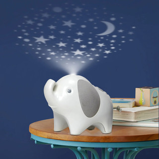 Thumbnail 5: Skip Hop Skip Hop Moonlight & Melodies Elephant Nightlight Soother 