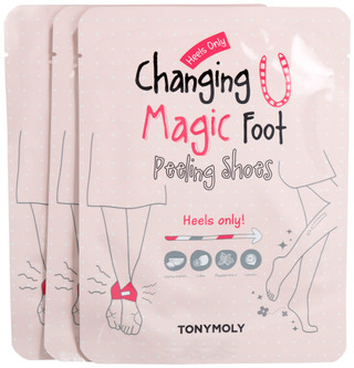 Thumbnail 1: TONY MOLY TonyMoly 3 Pc Changing U Magic Heel Peeling Shoes 