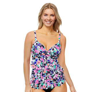 Thumbnail 1: Leilani Leilani Womens Gemini Tiered Tankini Top 