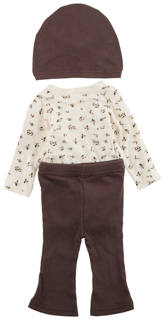 Thumbnail 2: Jessica Simpson Jessica Simpson Baby Girl 3 Pc Floral Outfit Set 