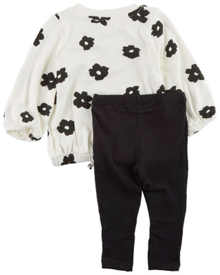 Thumbnail 2: Jessica Simpson Jessica Simpson Baby Girl 2 Pc Knit Jogger Outfit Set 