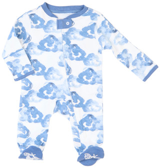 Thumbnail 2: Burt's Bees Burt's Bees Baby Boy Moonlight Clouds Sleep & Play 