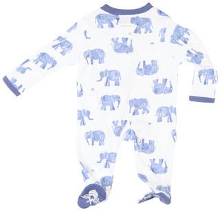 Thumbnail 4: Burt's Bees Burt's Bees Baby Boy Wandering Elephants Sleep & Play 