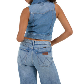 Thumbnail 2: Wrangler Wrangler Juniors Dallas Denim Vest 