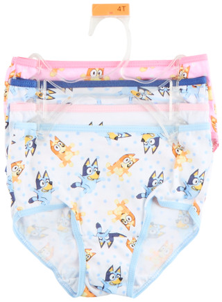 Thumbnail 1: BLUEY Bluey Toddler Girls 4 Pk Brief Underwear 