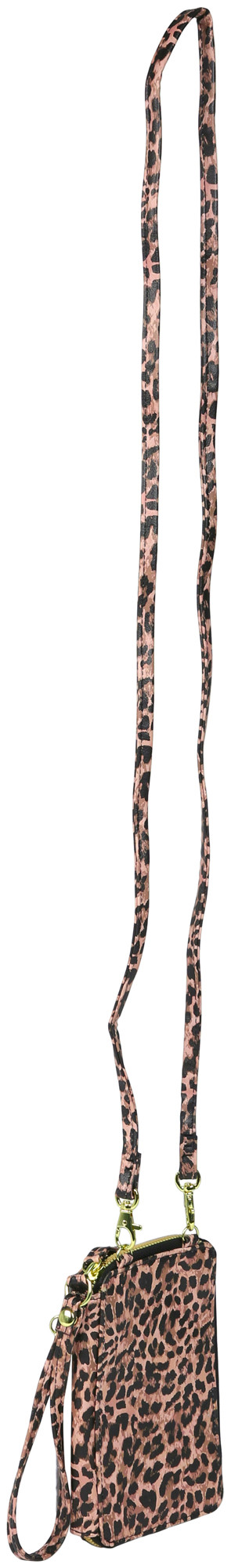 Thumbnail 2: Mundi Mundi Jacqui Leopard Print Wallet Wristlet Crossbody Bag 