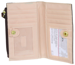 Thumbnail 2: Mundi Mundi Delilah Crocodile Bifold Coin Case Wallet 
