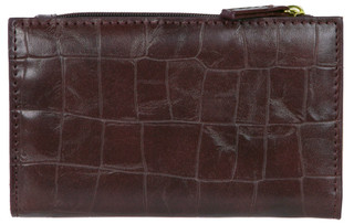Thumbnail 1: Mundi Mundi Delilah Crocodile Bifold Coin Case Wallet 
